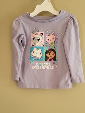 Gabby's Dollhouse lilac long sleeve tee shirt